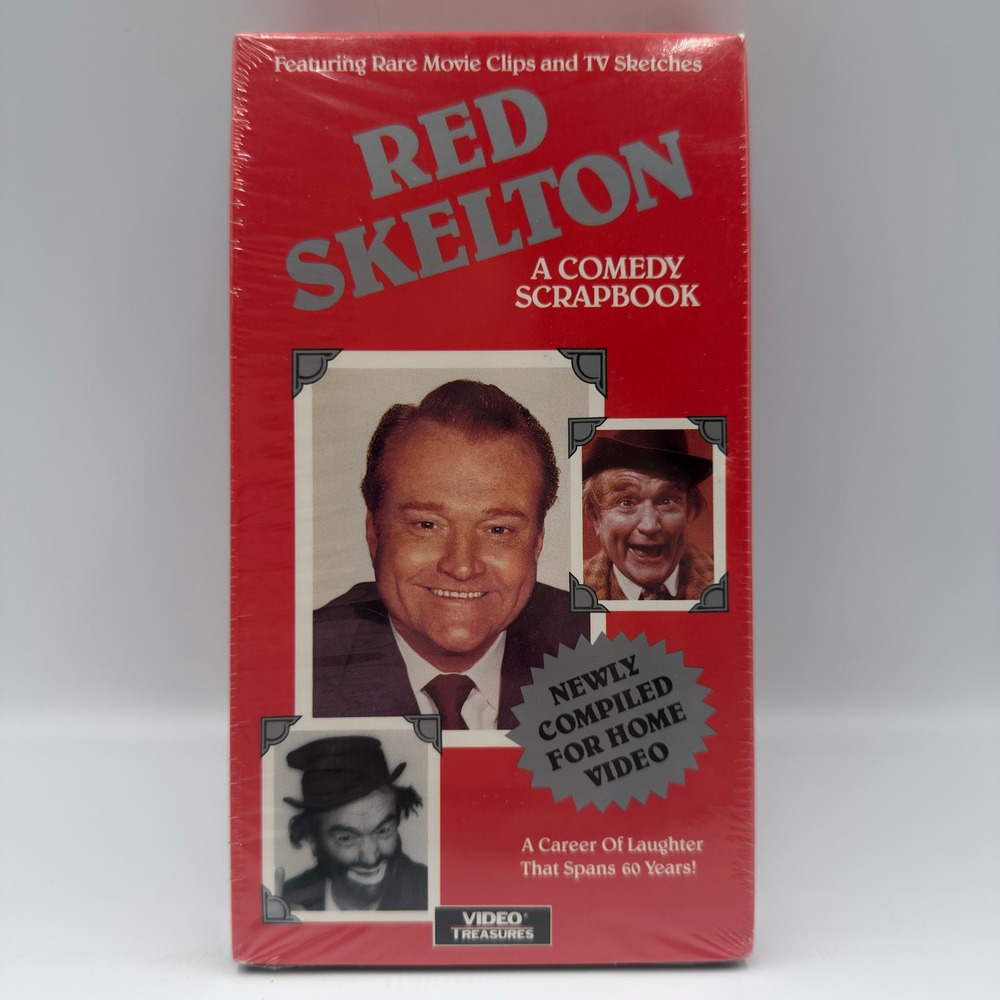 Red Skelton A Comedy Scrapbook VHS Video Treasures Rare Movie Clips TV Sketches